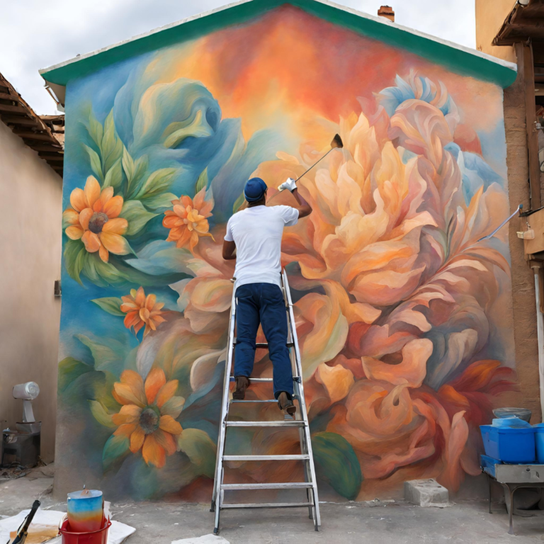 Fresque murale extérieure