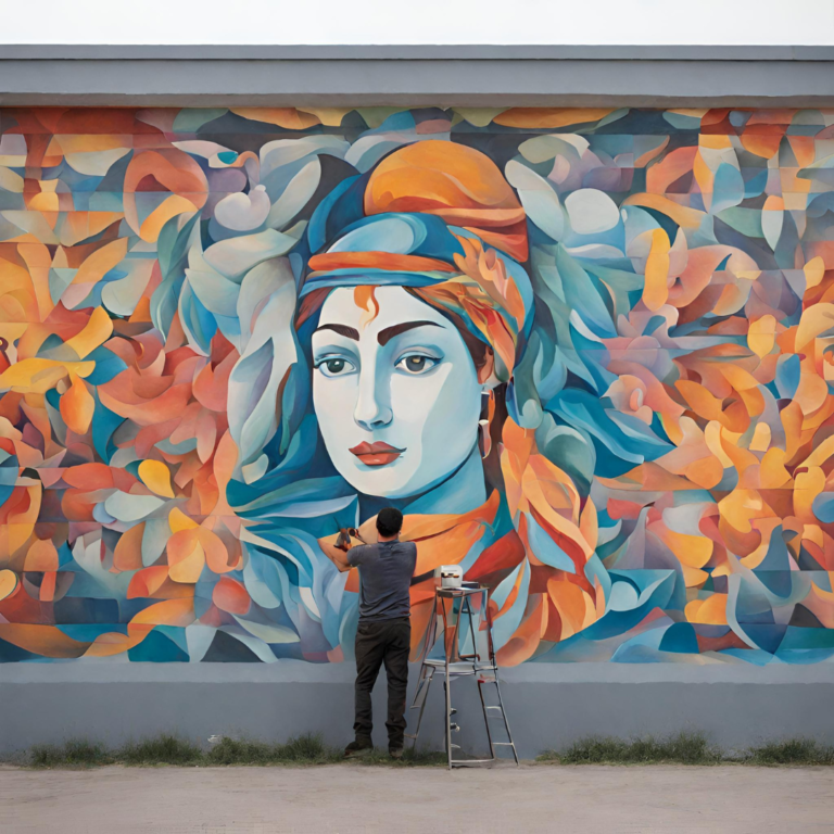 Fresque murale extérieure
