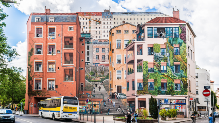 fresque murale extérieure