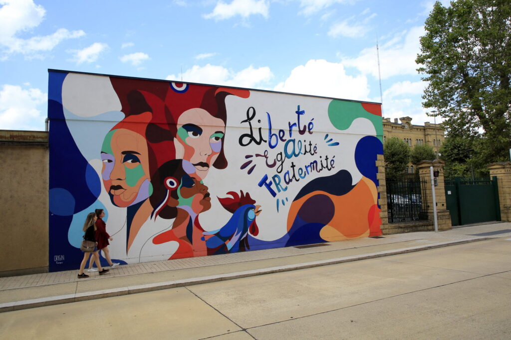 Fresque murale extérieure