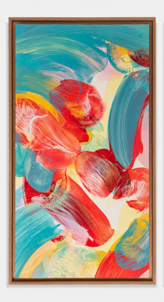 Image n°1, sérigraphie sur papier Arches de Camille Boileau, série Parures sensibles