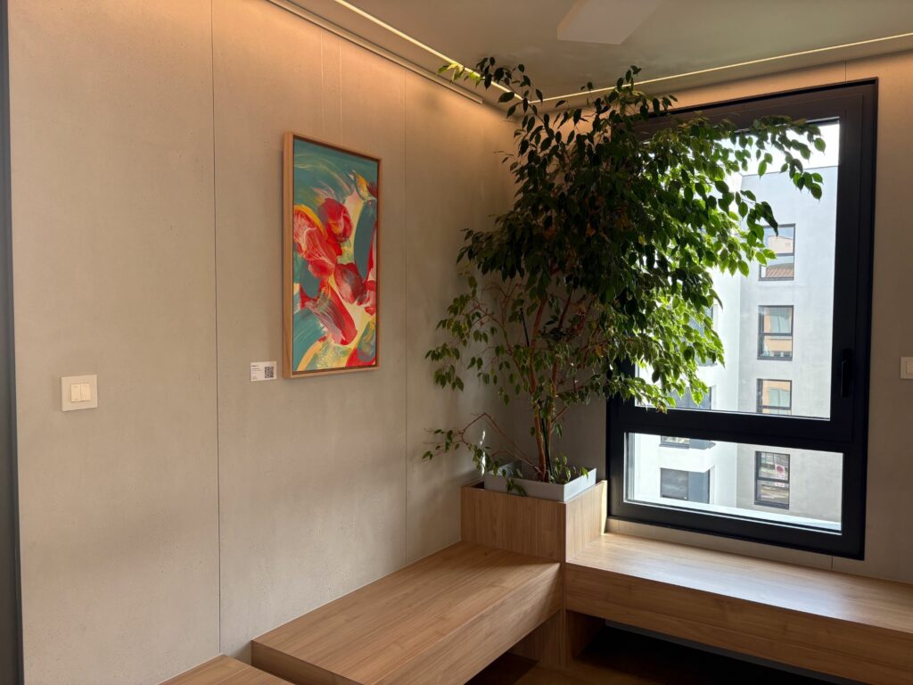 Toile Image n°1 de Camille Boileau louée et exposée dans la salle d'attente du Cabinet dentaire de l'Est