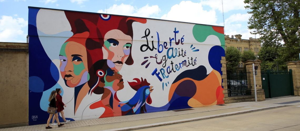 Fresque murale extérieure